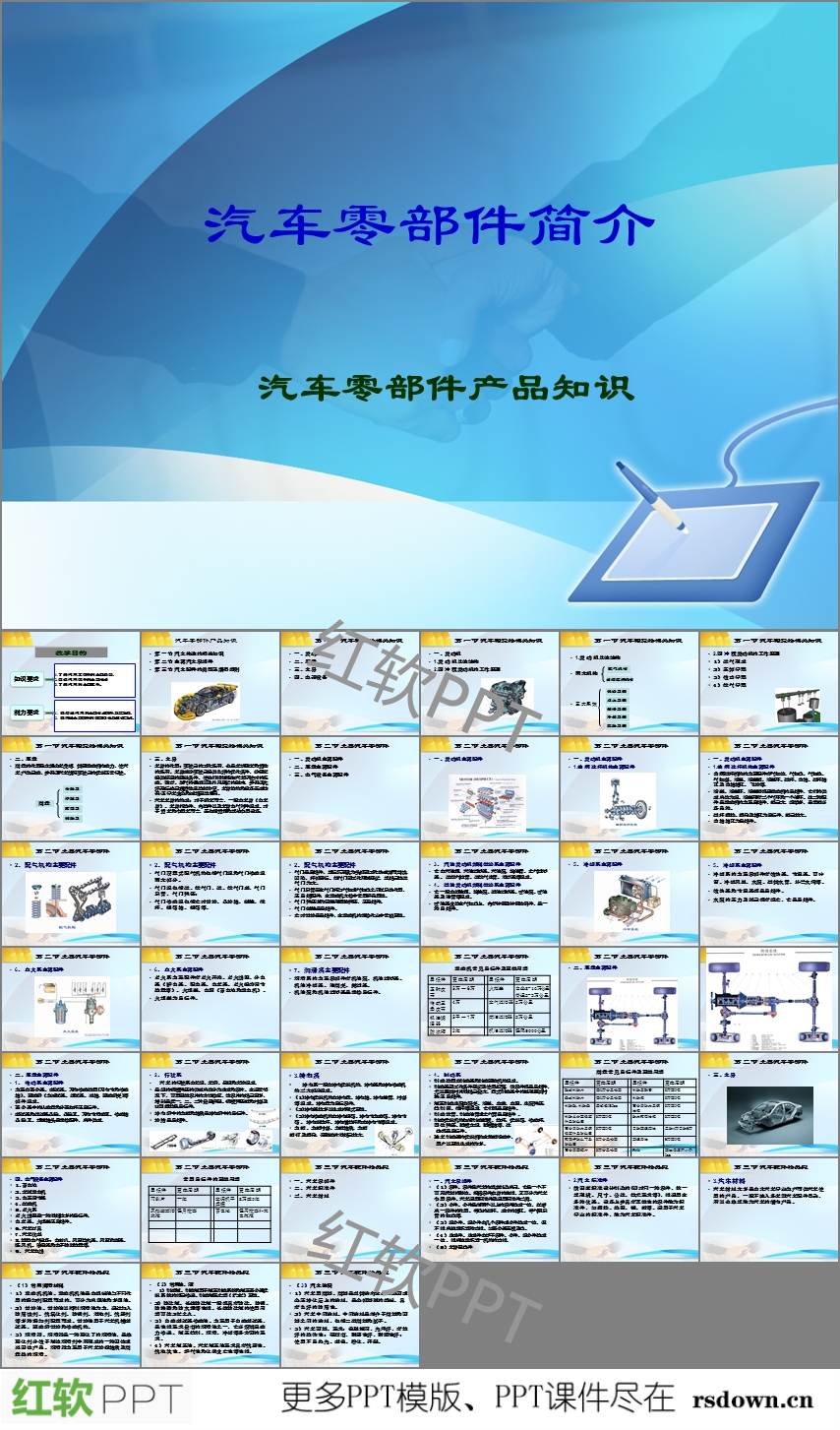 汽車零配件分類ppt_ppt免費